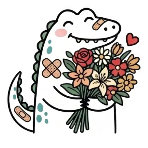 florak stickers, cute, funny, stickers, WhatsApp stickers, sticker pack, Alligator (30)